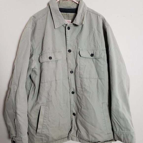 OLD NAVY PAINTER'S JEANS MEN'S JACKET SIZE MEDIUM - Picture 1 of 16